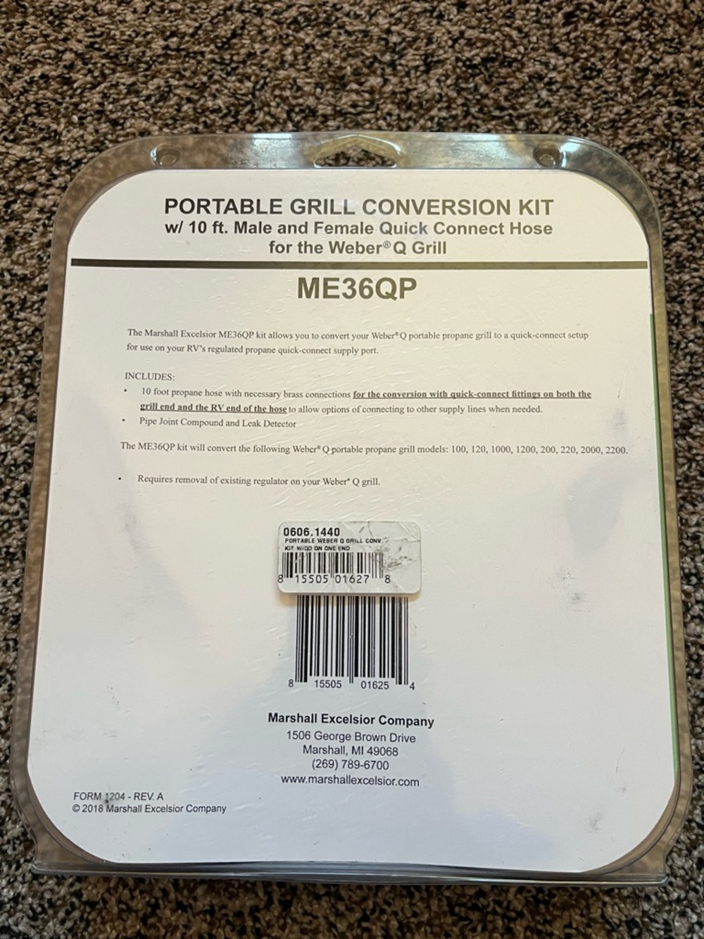 Weber Q Grill Conversion Kit
